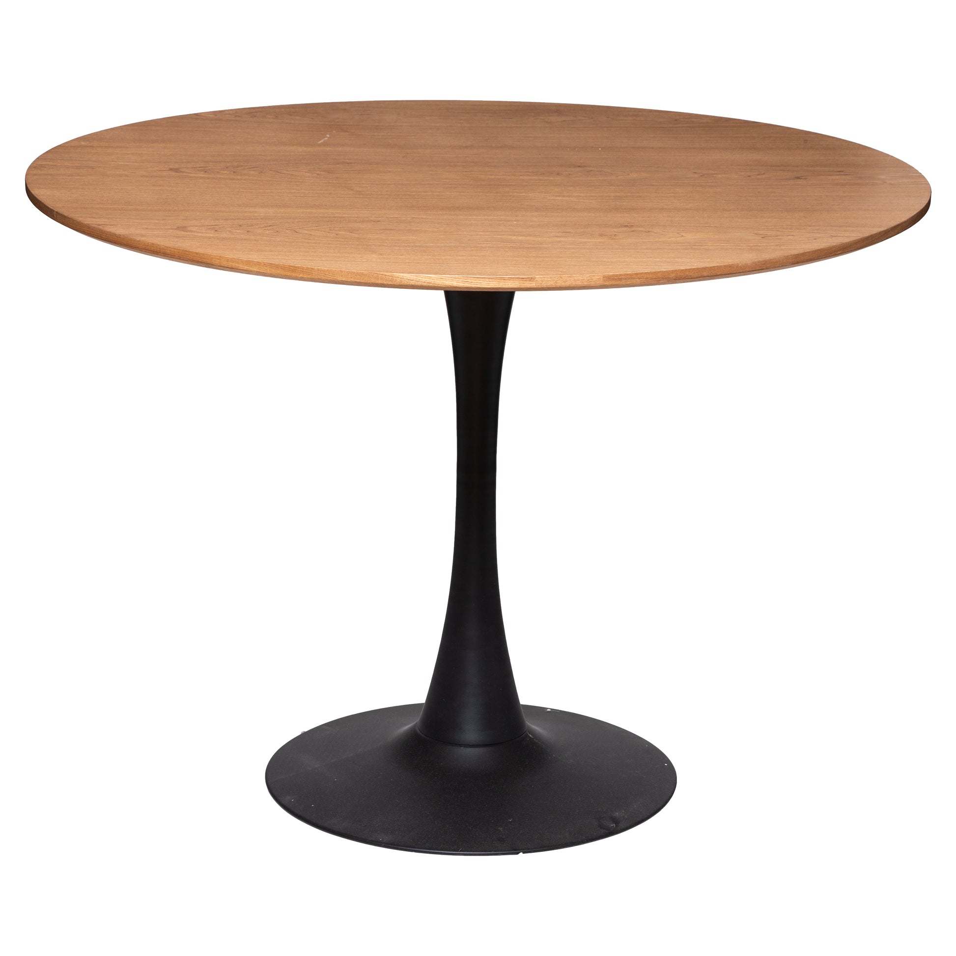 ELIAS Dining Table - Scandinavian Design, Oak Veneer, Metal Legs