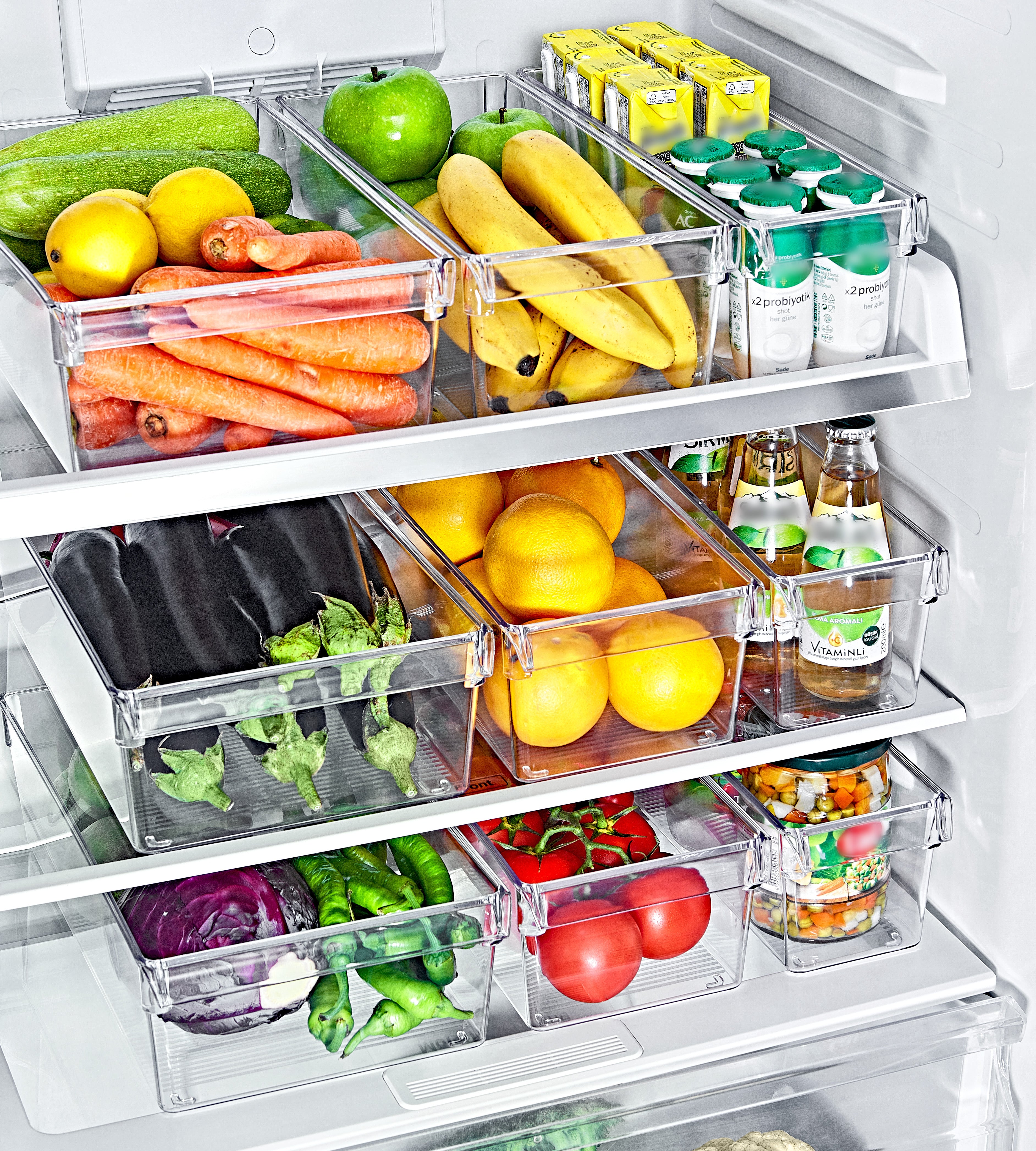 TALL CLEAR ORGANIZER 36 x 15 x 10 cm