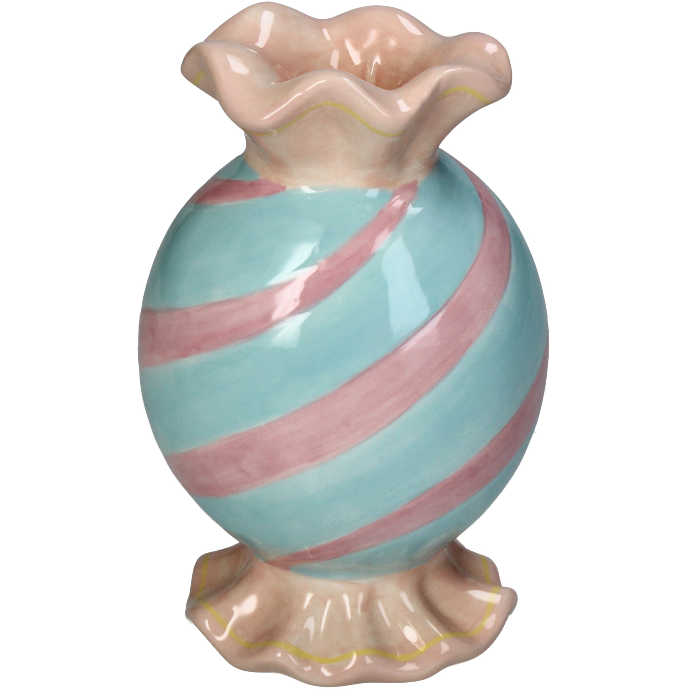 Candy-Shaped Earthenware Candlestick - Fun Home Decor