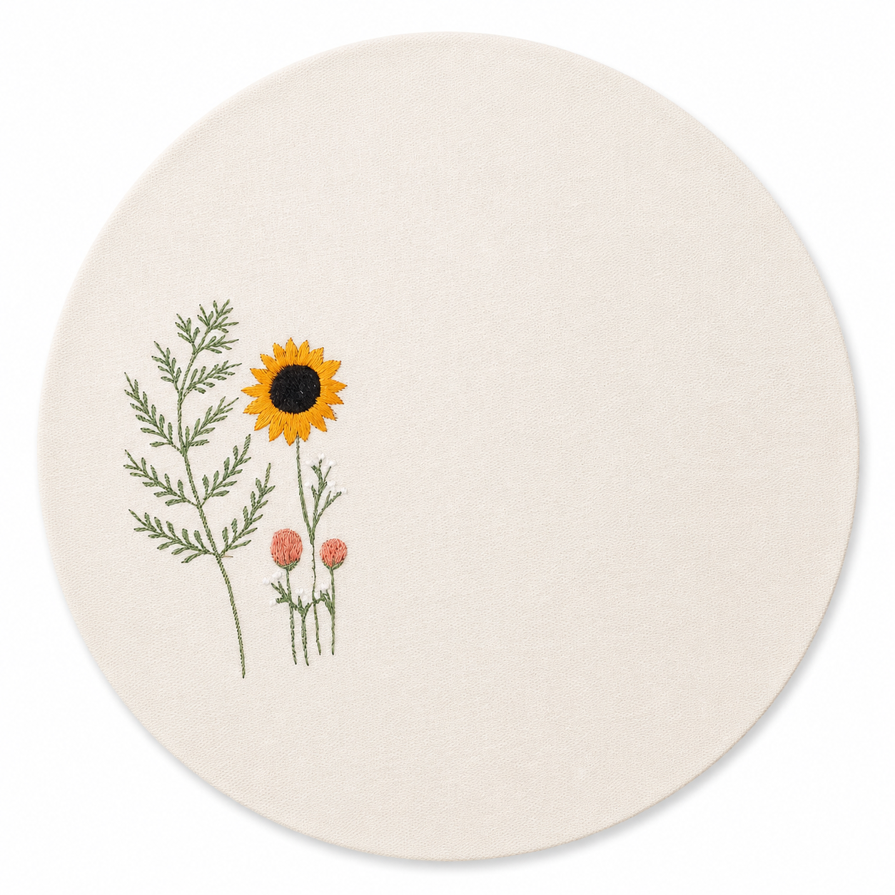 Handmade Round Placemat – 38 cm