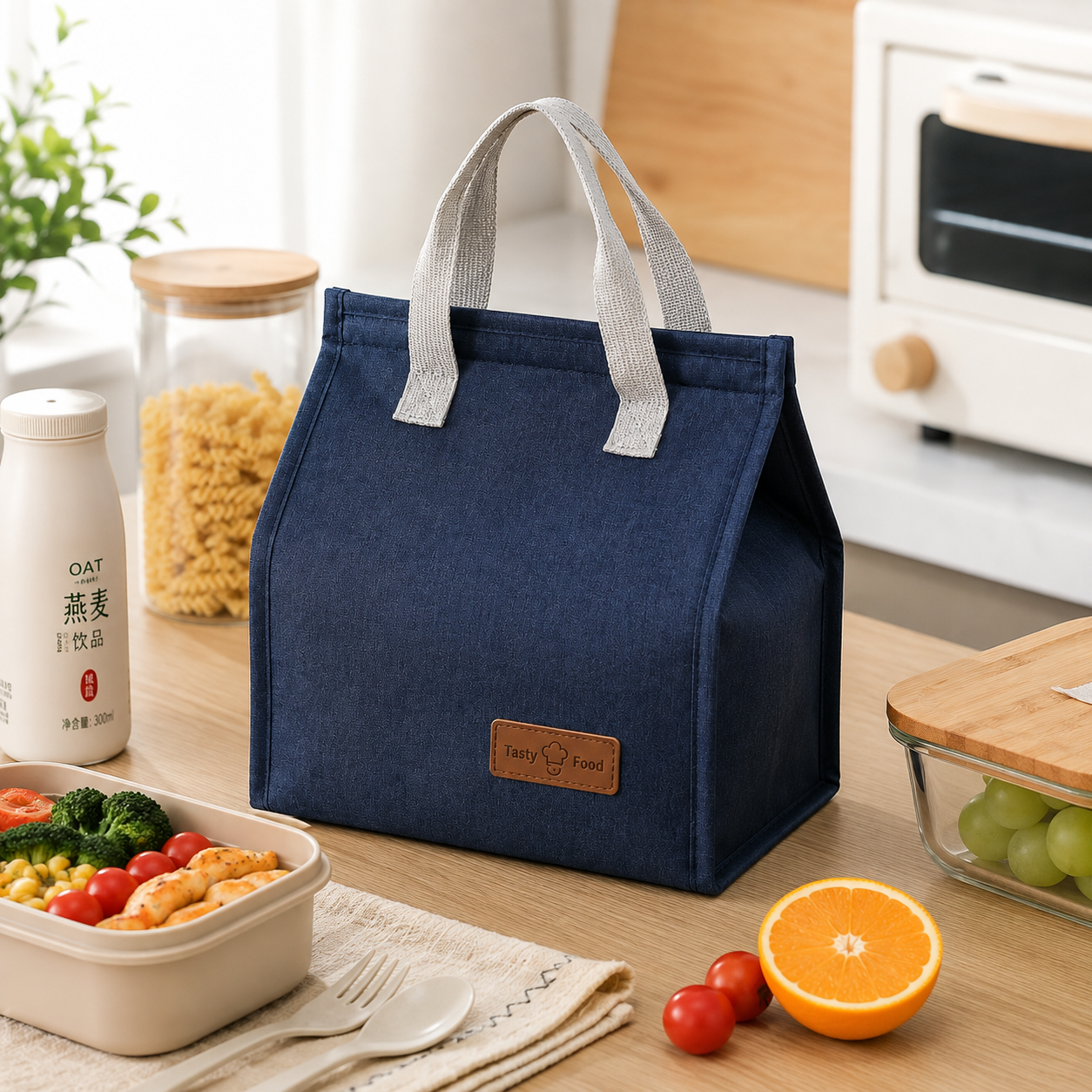 Insulated Cooler Bag, Grey
