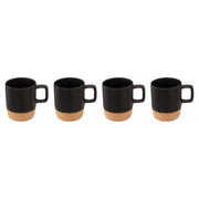 BLACK BAMBOO SET 4 CUPS