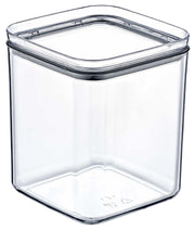 Crystal Square Storage Container 1L Airtight Polystyrene Food Box