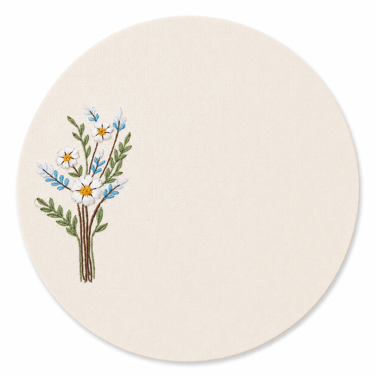 Handmade Round Placemat – 38 cm