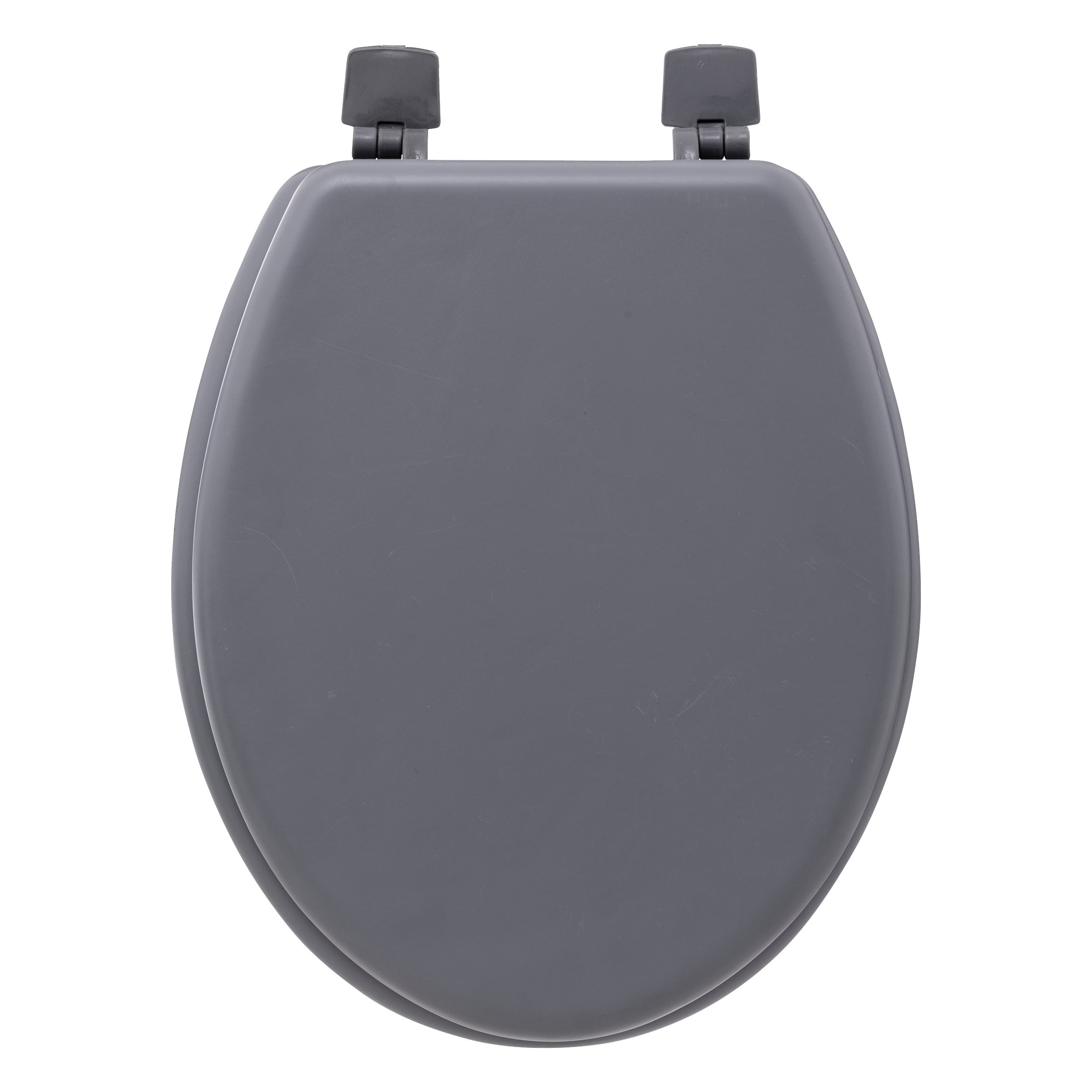 TOILET SEAT, Oval MDF Fiberboard with Universal Hinges