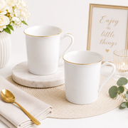 SET*2 MUG – WITH GOLD RIM
