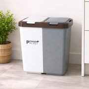 Sort Dustbin for Separate Waste 20 L Dual Compartment