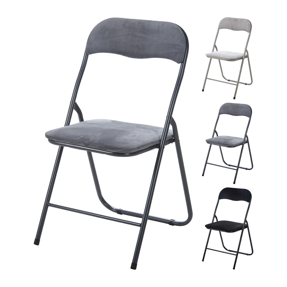 Folding Chair Velvet - Soft & Comfortable, Stylish Design