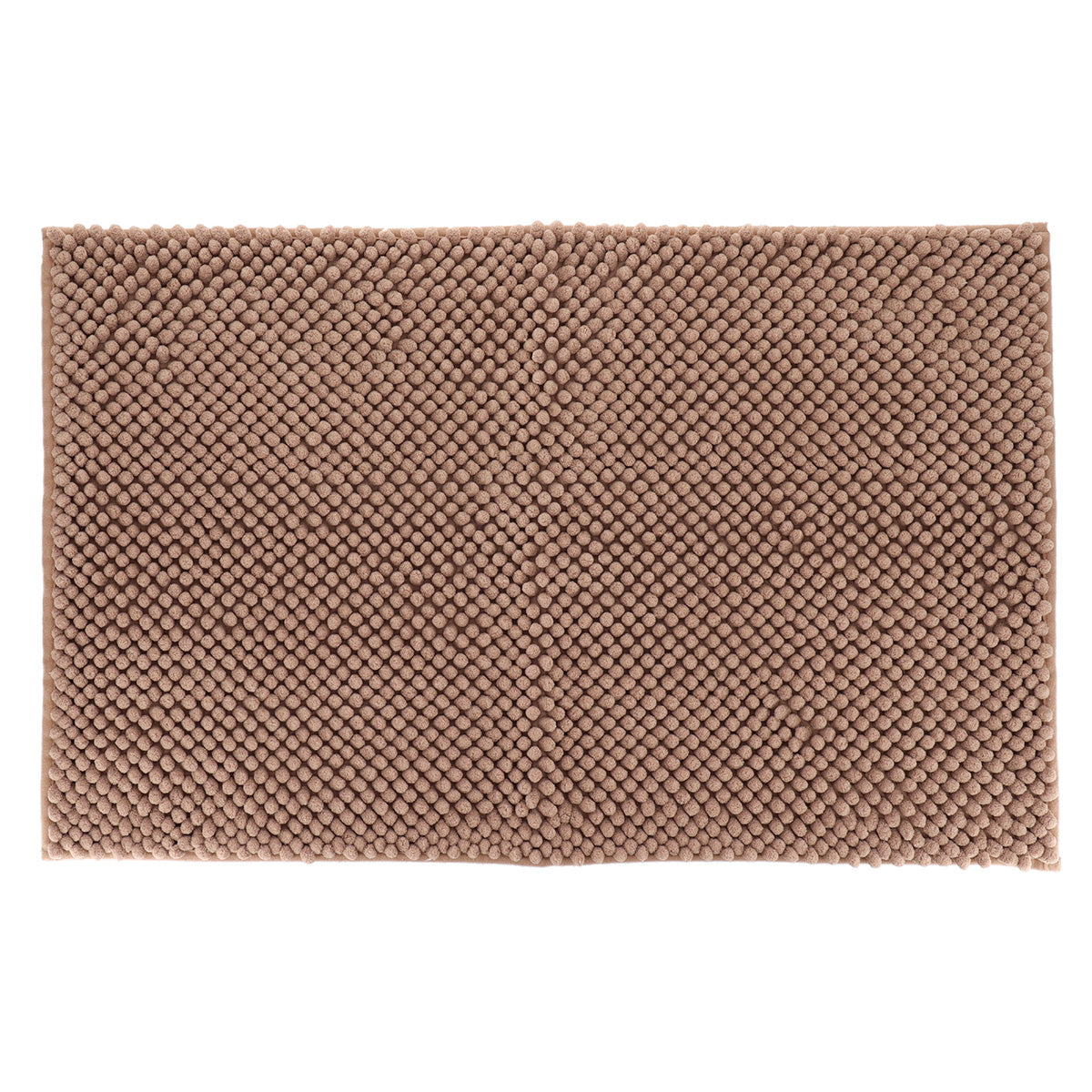 Microfiber Bathroom Mat with Balls, Soft Washable Bath Mat 50x80 cm