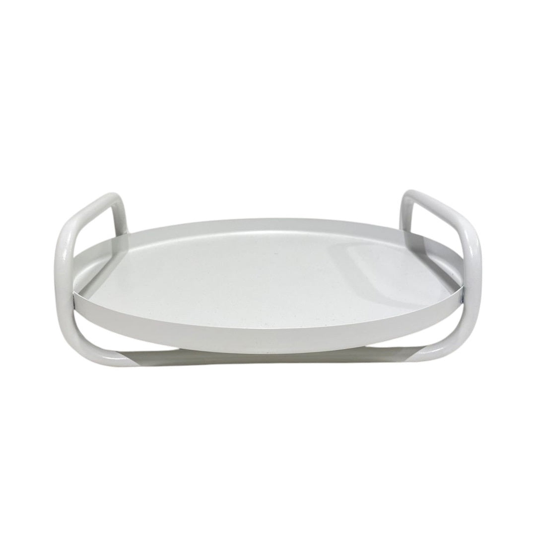 Metal Stand with Tray - Decorative Serving Tray