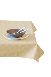 Color Club Table Cloth – Elegant Cream Cotton Blend, 140x180 cm