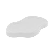 White Osmose Catchall Tray Ceramic Decorative Plate for Home Decor