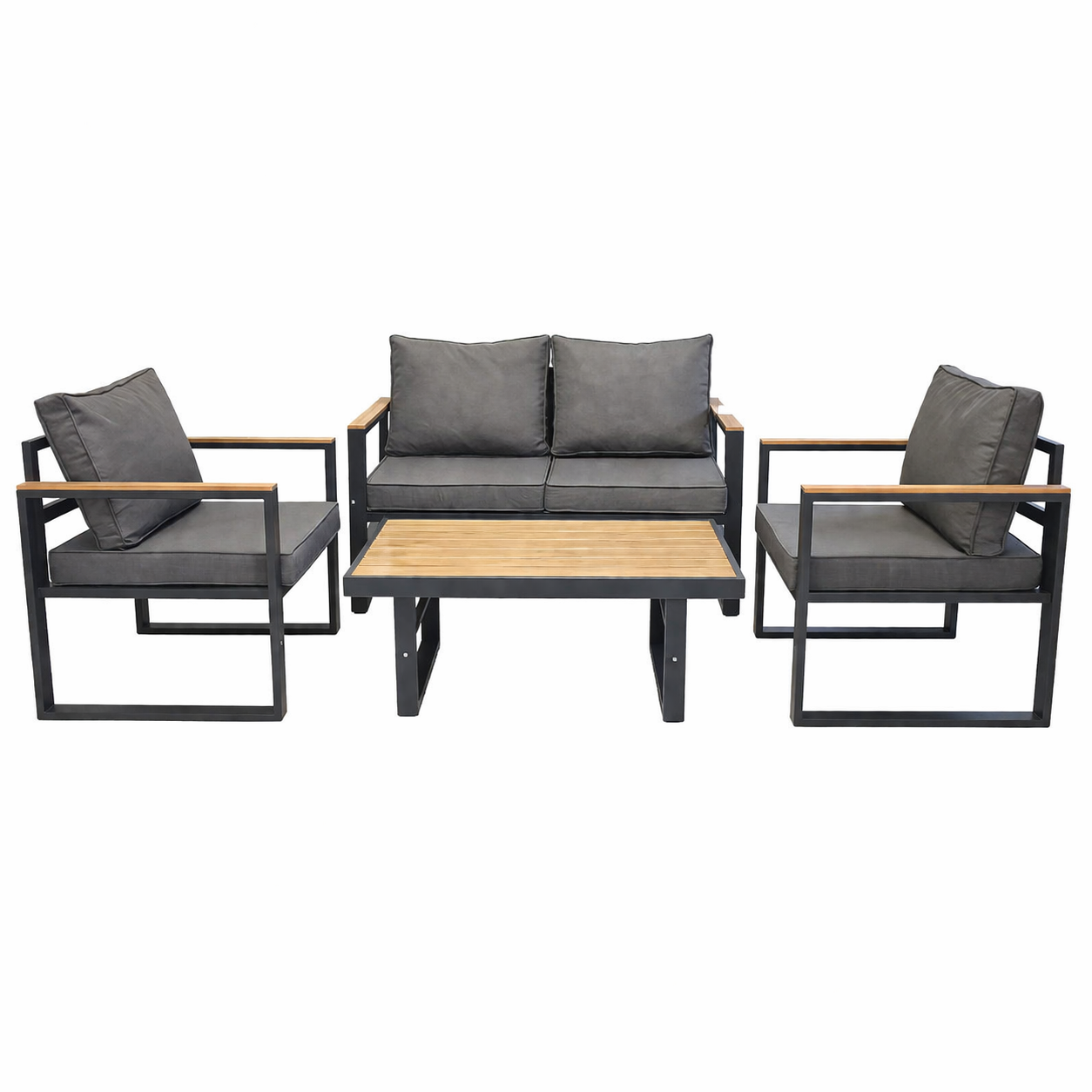 Modern Steel Lounge Set