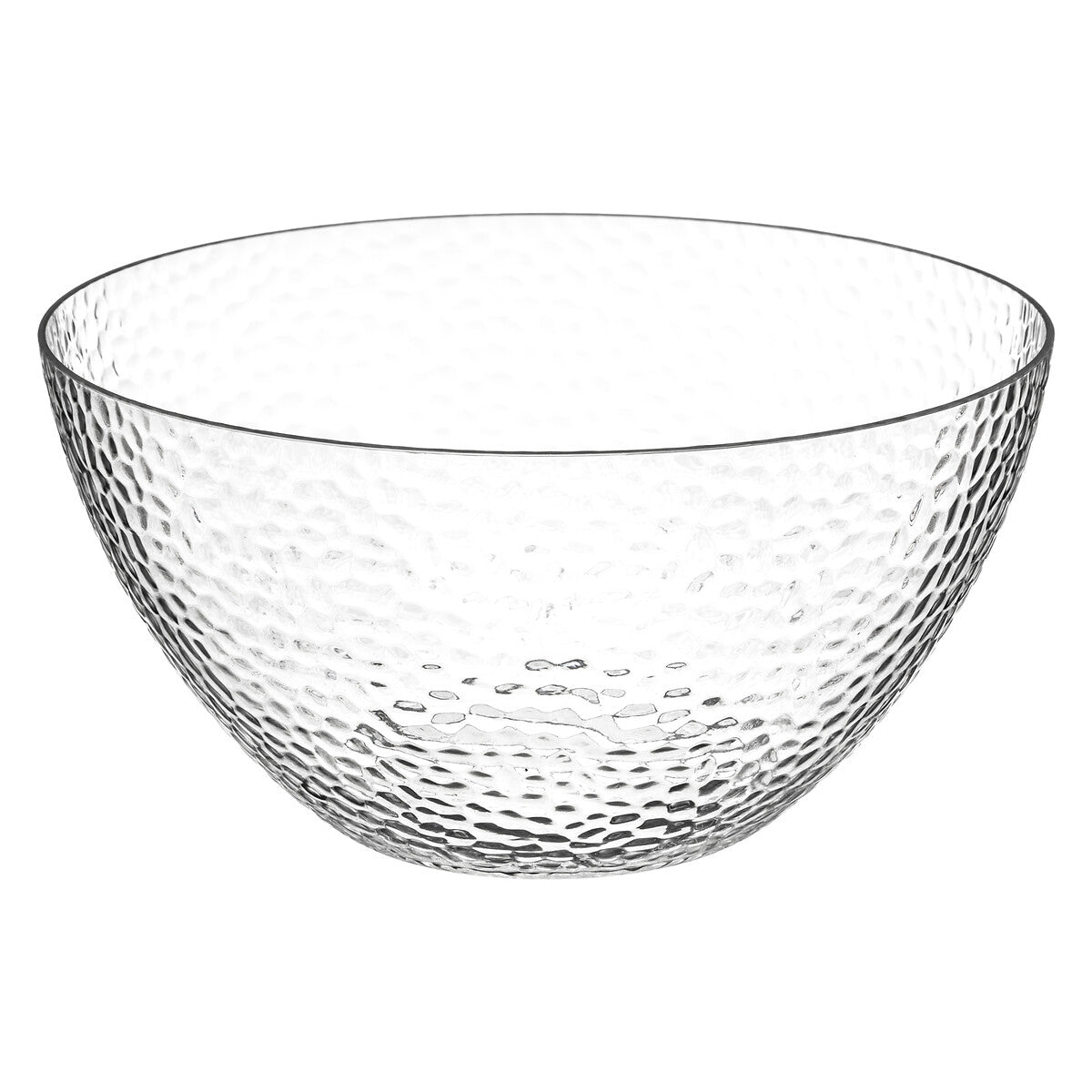Hammered Salad Bowl Transparent