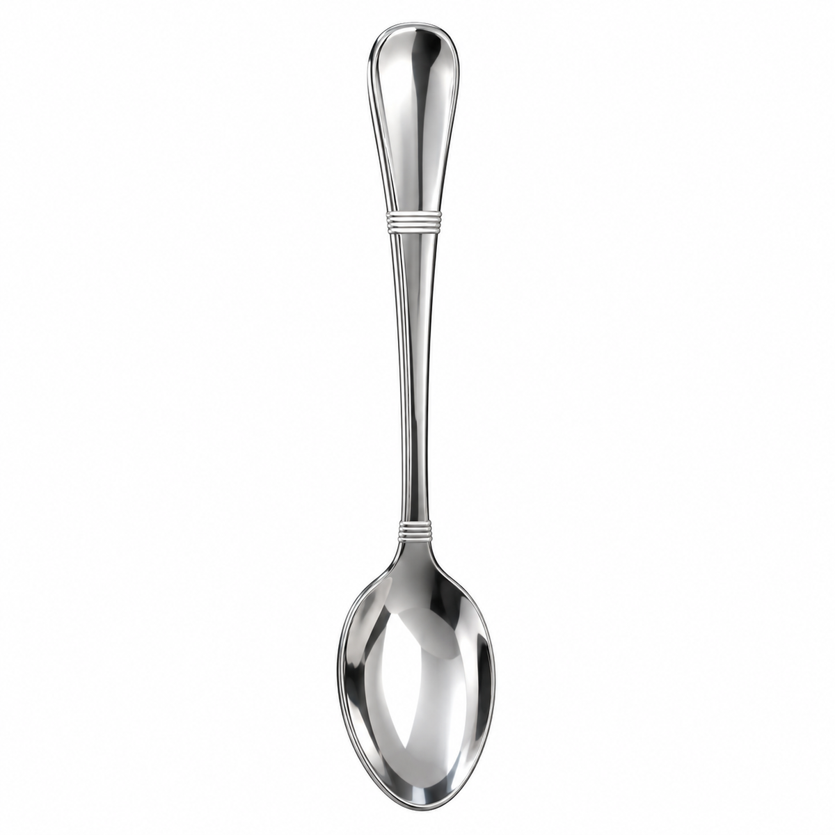Set of 6 Stainless Steel Dessert Spoons – 16 cm