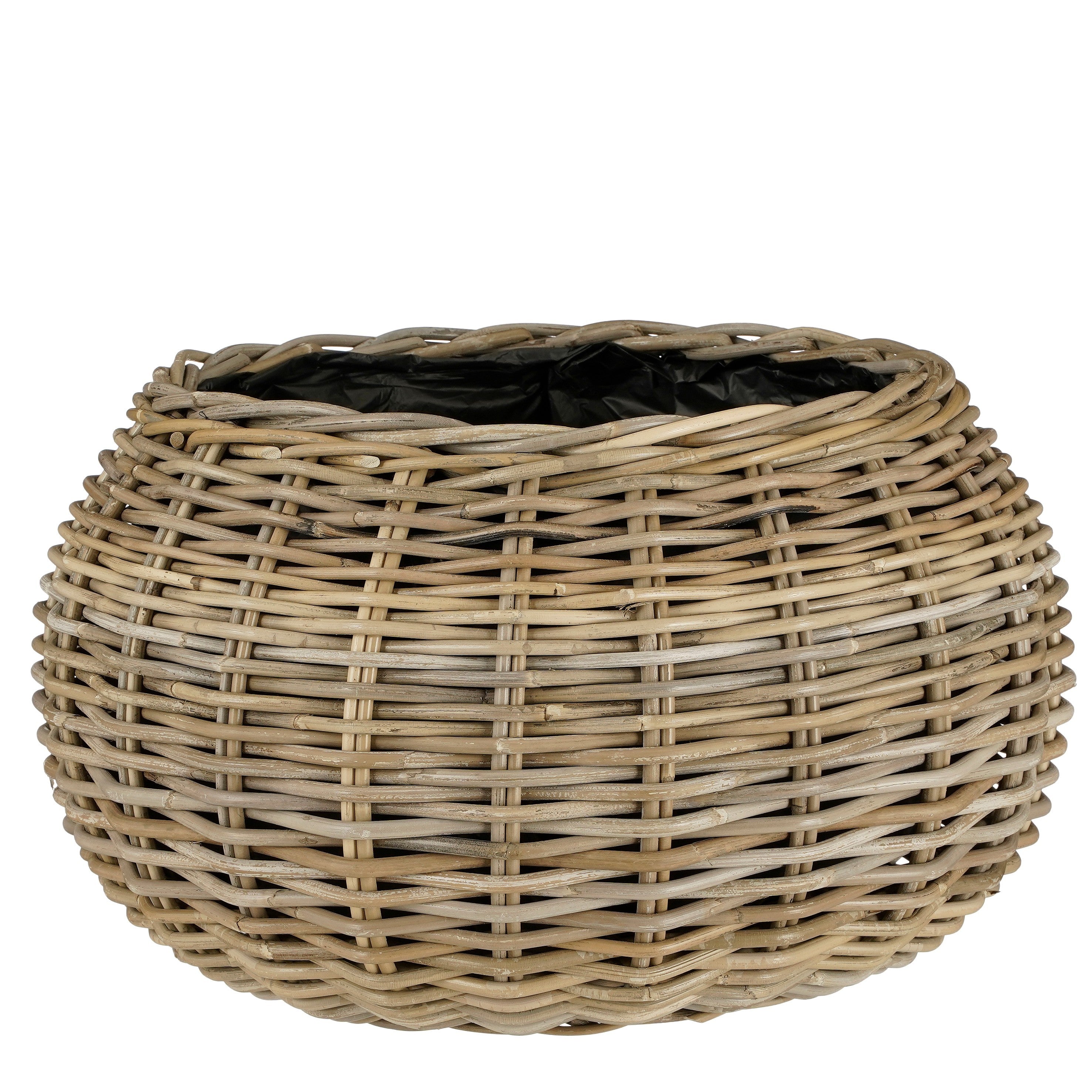 Marcia Round Rattan Basket - Natural Color
