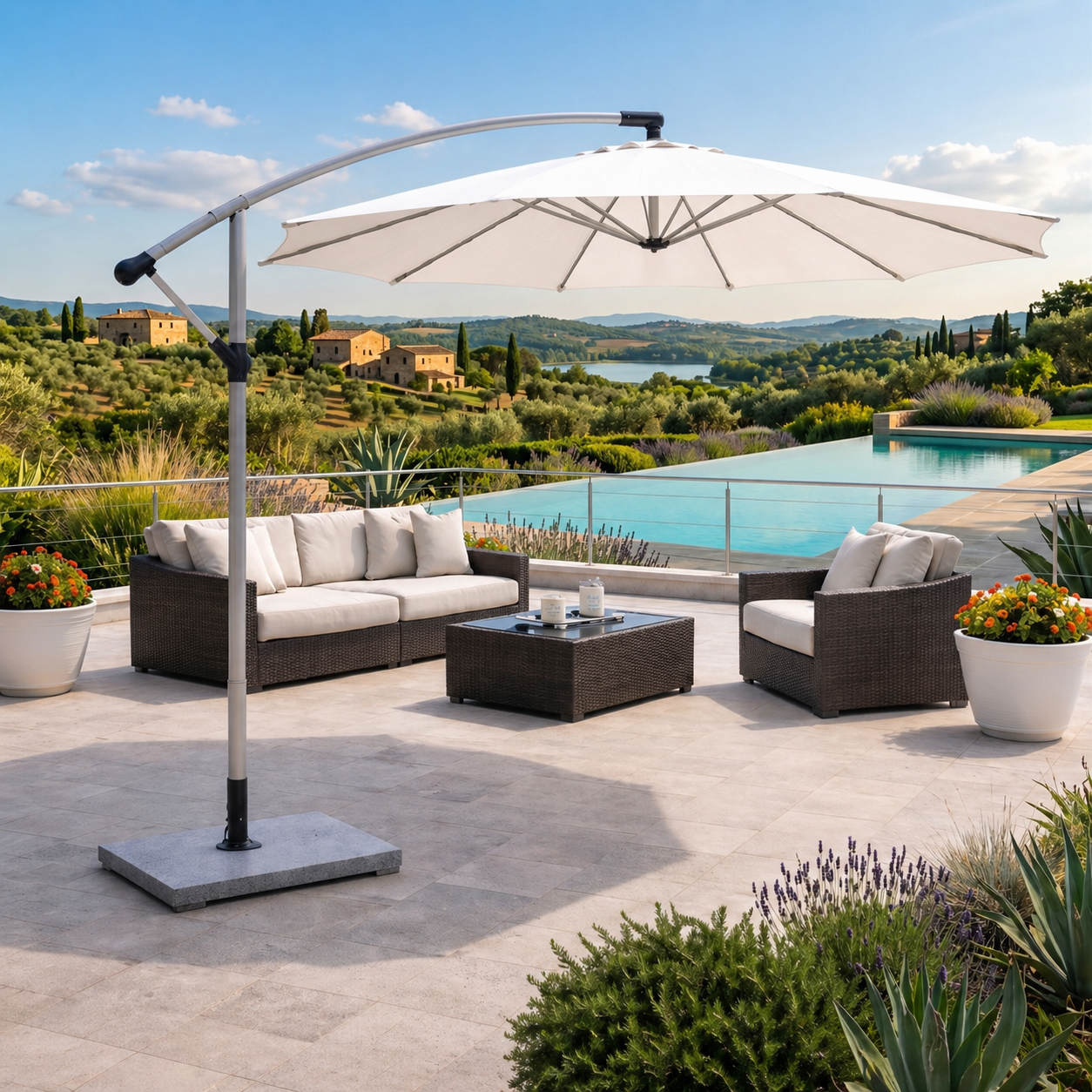 Outdoor Side Pole Umbrella