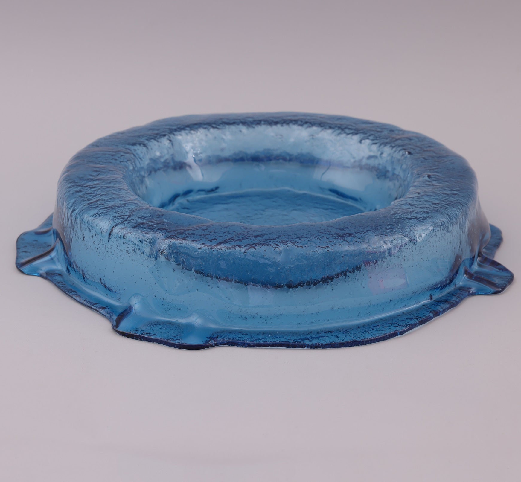 Handmade Glass Donut Bowl