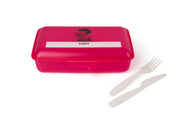 "PEANUTS" Rectangular Food Container with Snoopy Motif