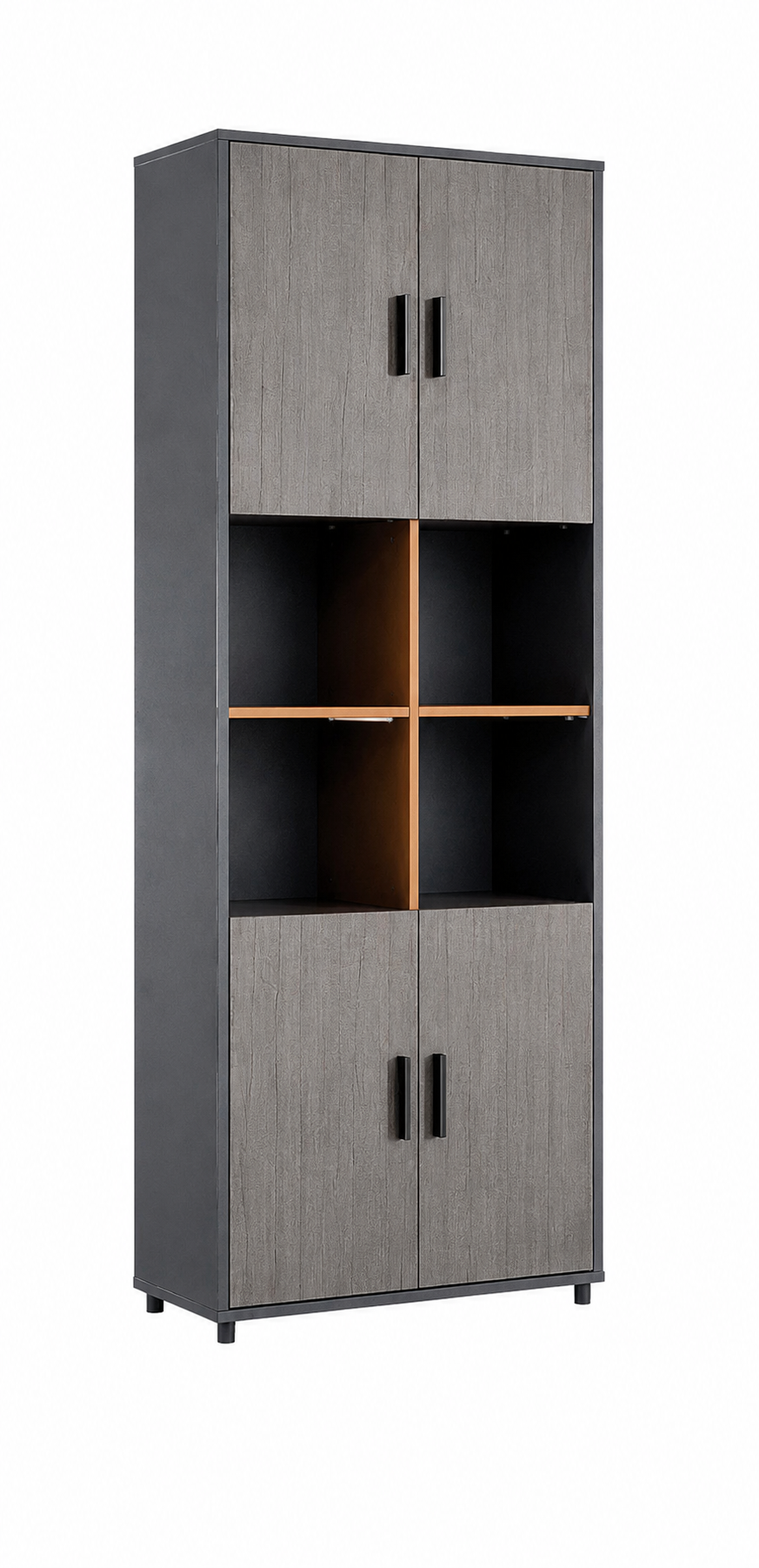 Modern MDF Office Storage Cabinet 80 × 200 cm