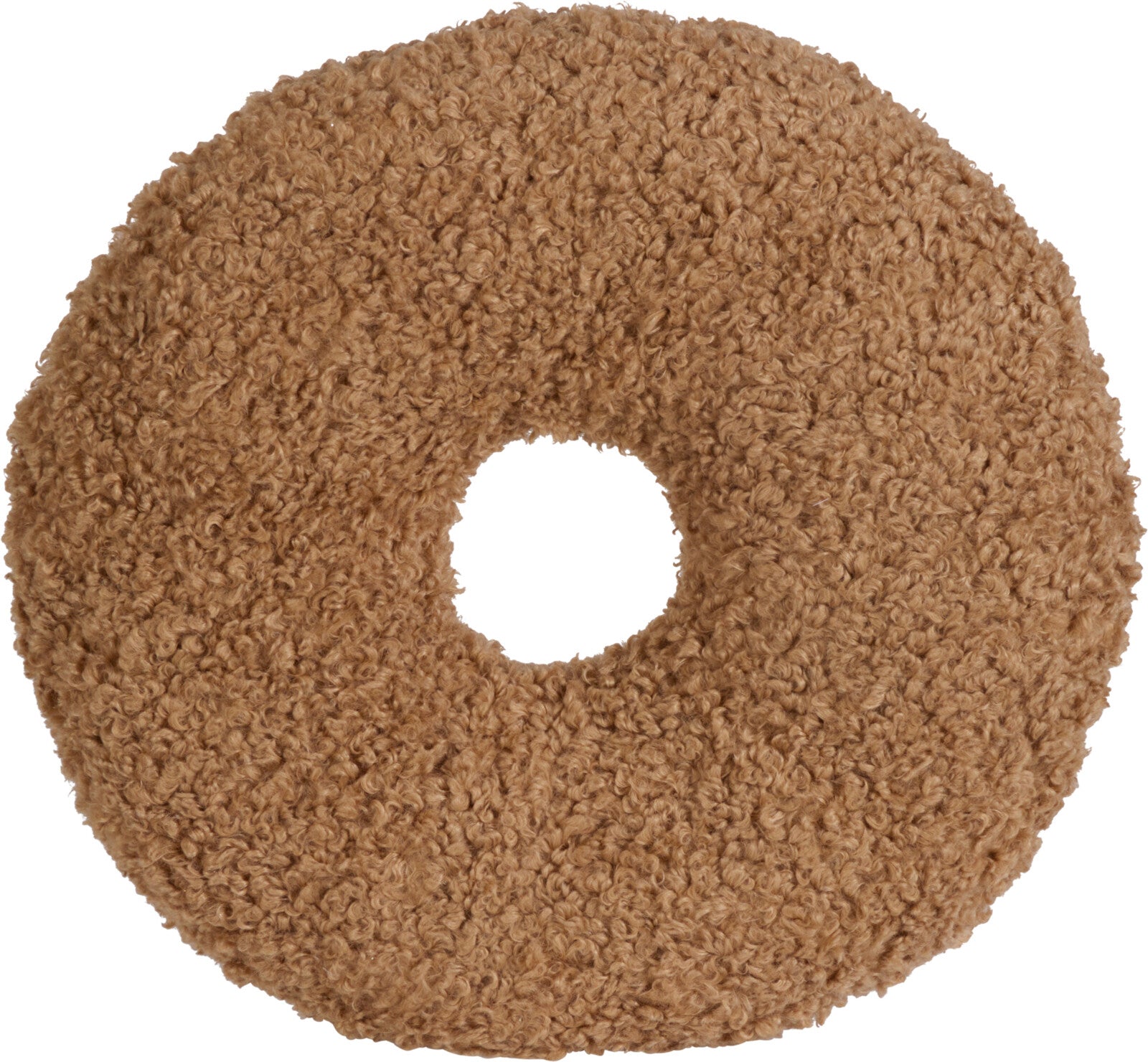 Cushion Donut Donut-Shaped Teddy Cushion 35x35 cm Polyester