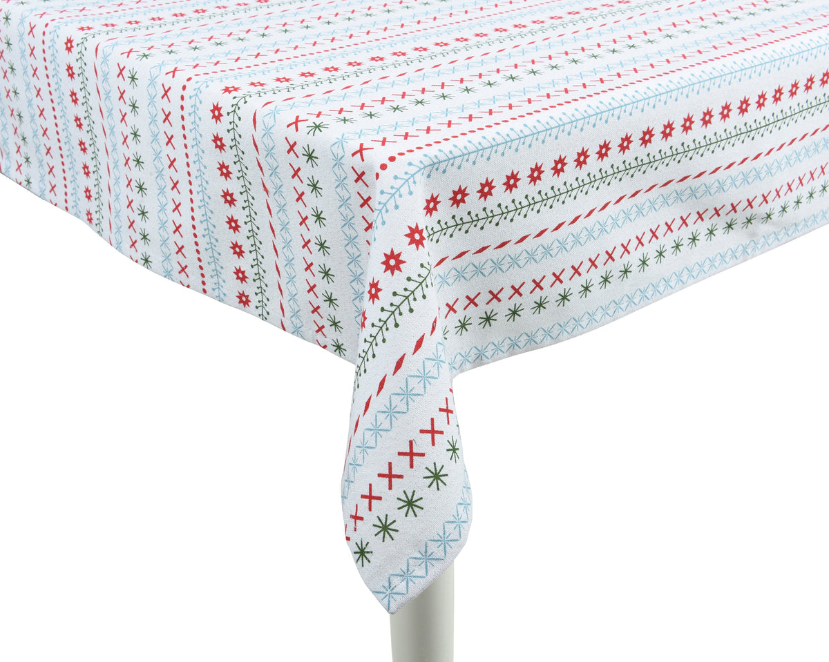 Tablecloth Cotton Rectangular 180x140 cm Cotton-Poly-Lurex Christmas