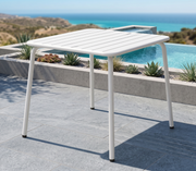 Square Table with Steel Frame