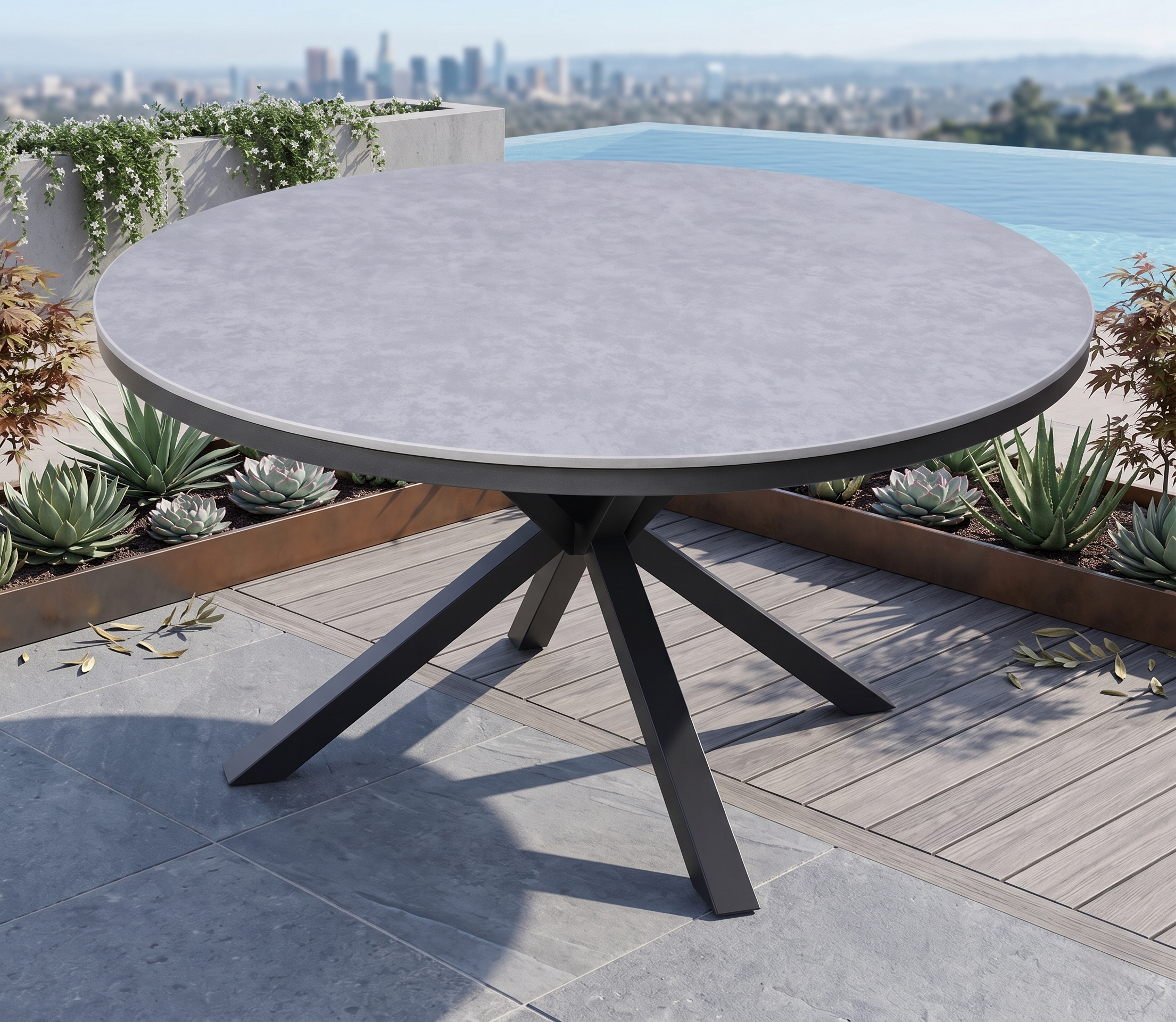 Modern Round Dining Table 150×76 cm