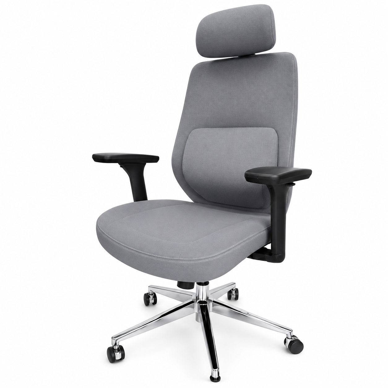 Executive High-Back Ergonomic Office Chair with Headrest