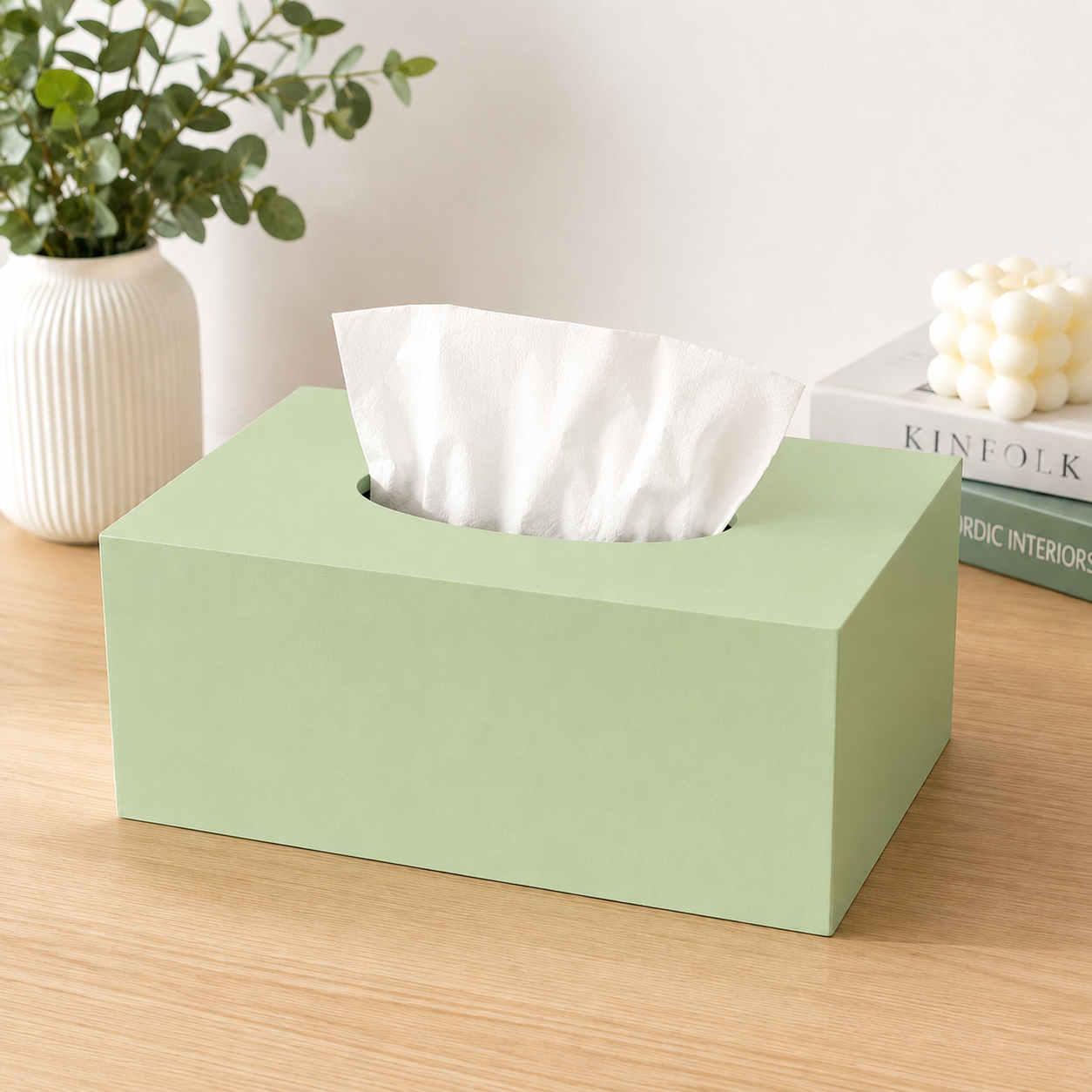 WOODEN TISSUE BOX