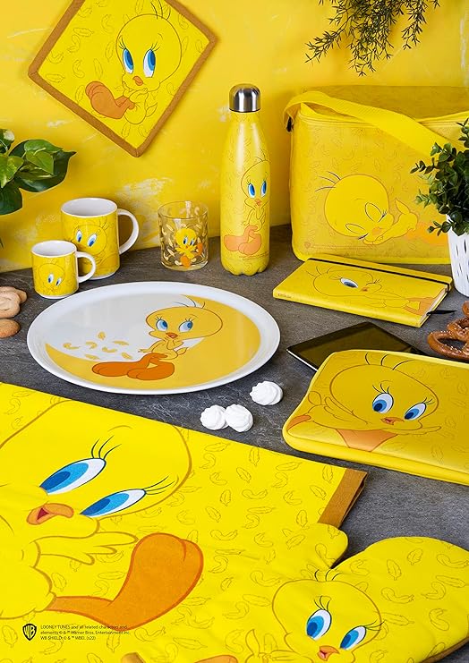 "LOONEY TUNES" TWEETY DISH CLOTH, 100% Cotton, 70 x 50 cm
