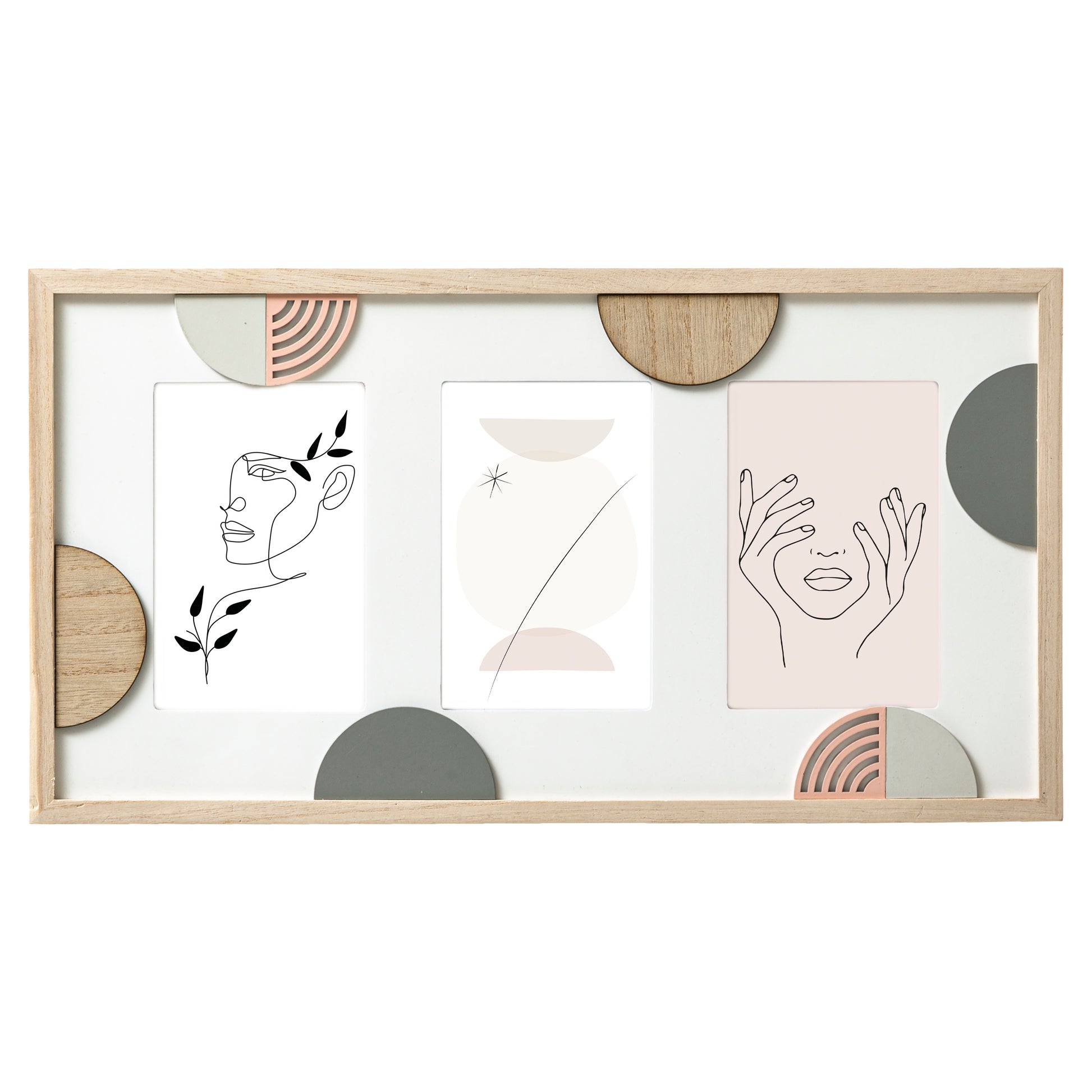 Geo Mdf Photo Frame 3 Pic Thea