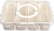 Food Storage Container with Lid, BPA Free, Stackable