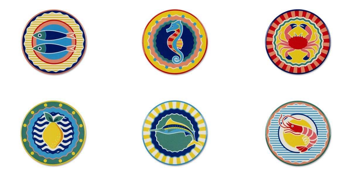 Corfu Set of 6 Coasters