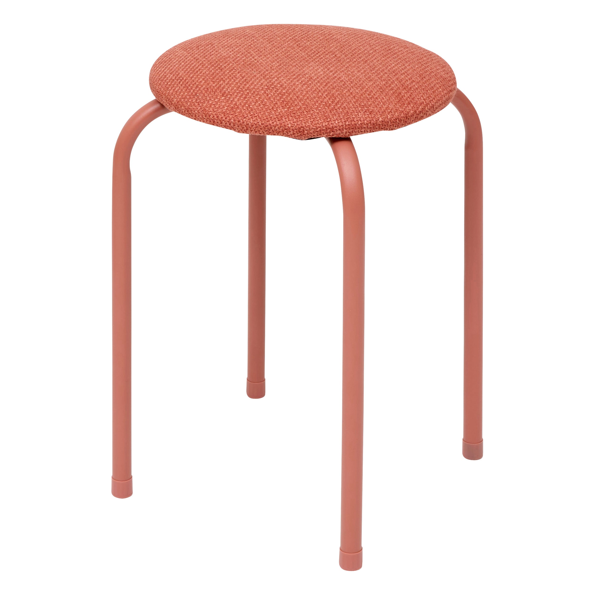 Stool Metal Frame - Round Padded Stool 38cm x 46cm