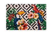 Tropical Designed Doormat - Parrot & Toucan Print