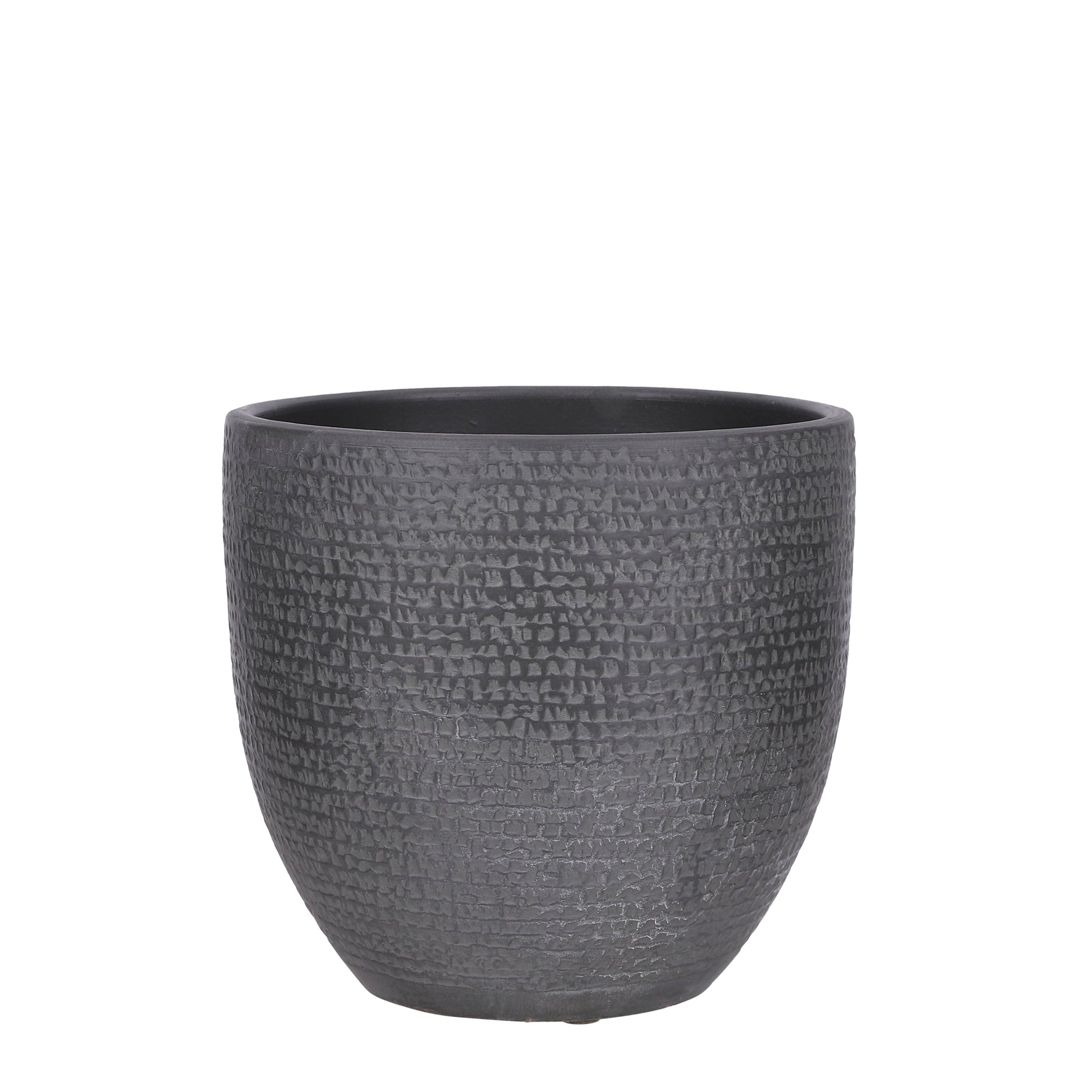 Carrie Round Flower Pot - Natural Design, Durable Material