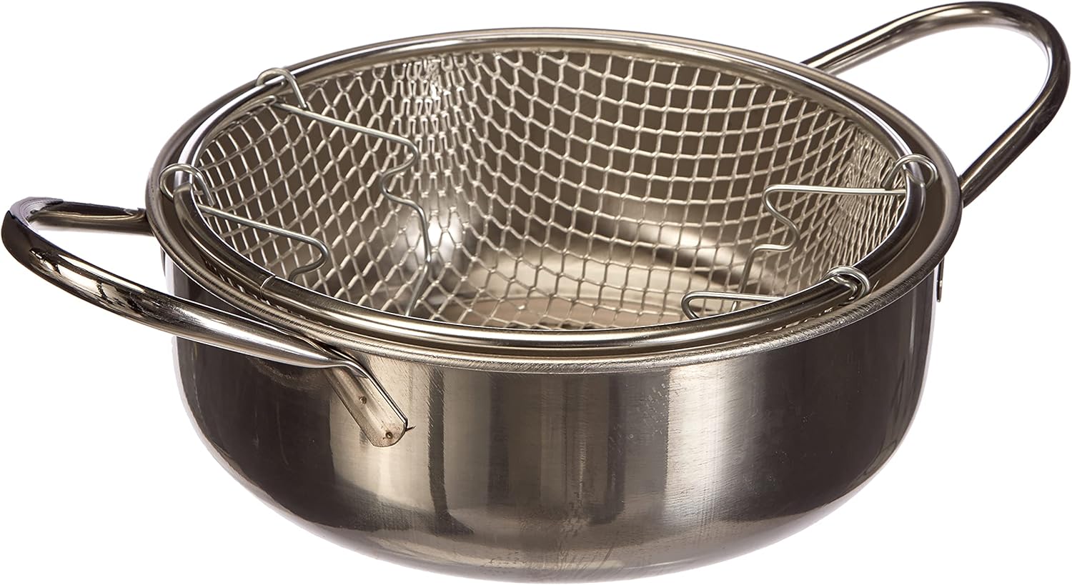 Silver Stainless Steel Fryer
