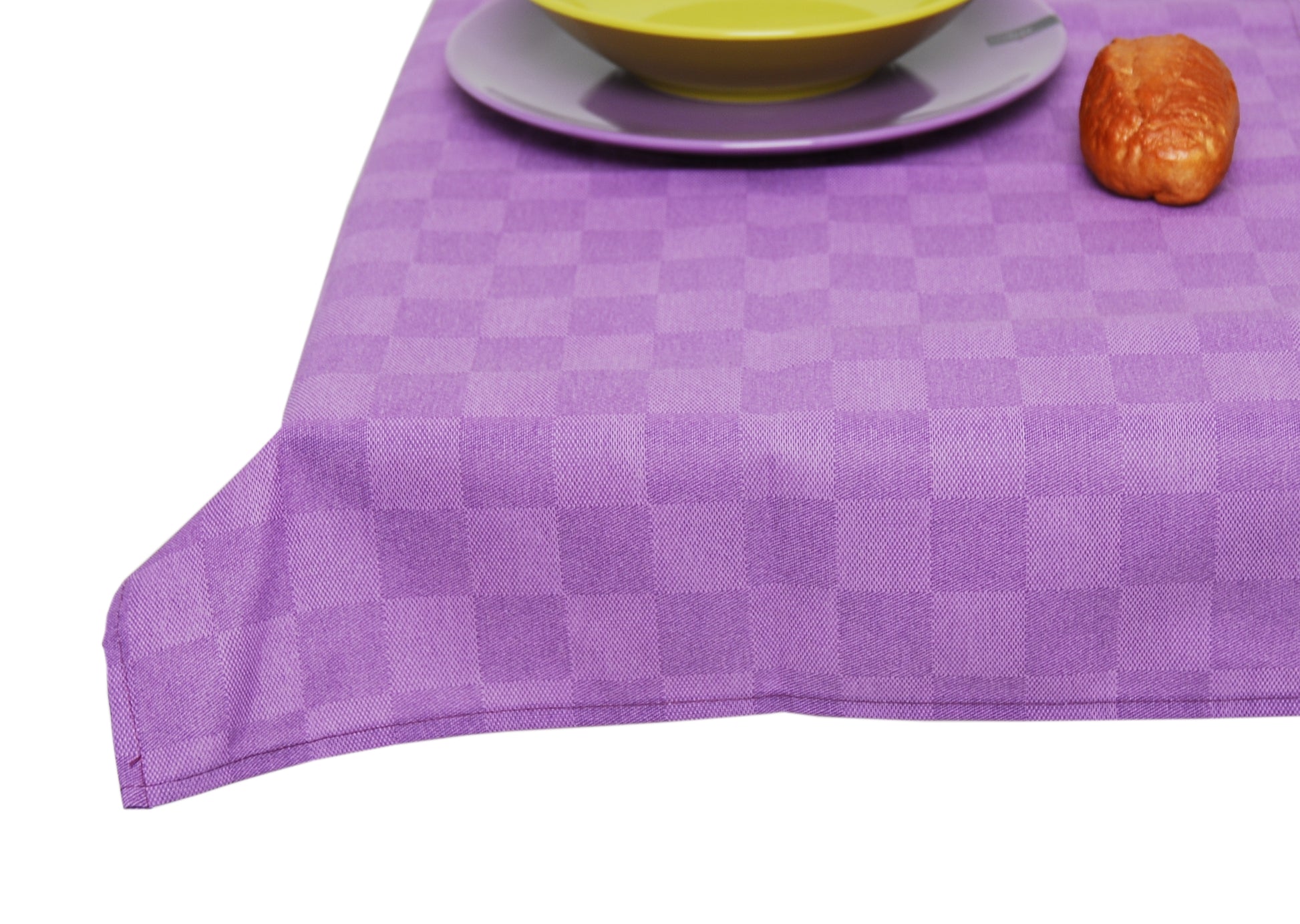 Color Club Table Cloth, Lilac, 140x180cm, Washable, Cotton Blend