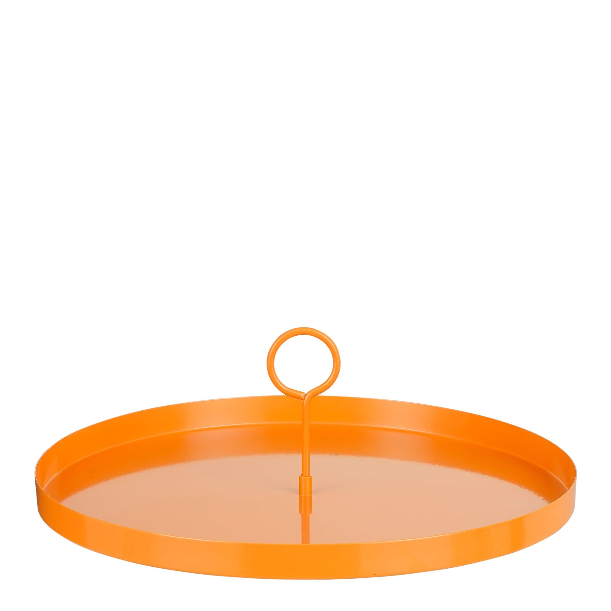 Modern Kitchen Serving Tray - Orange/Yellow, 40cm