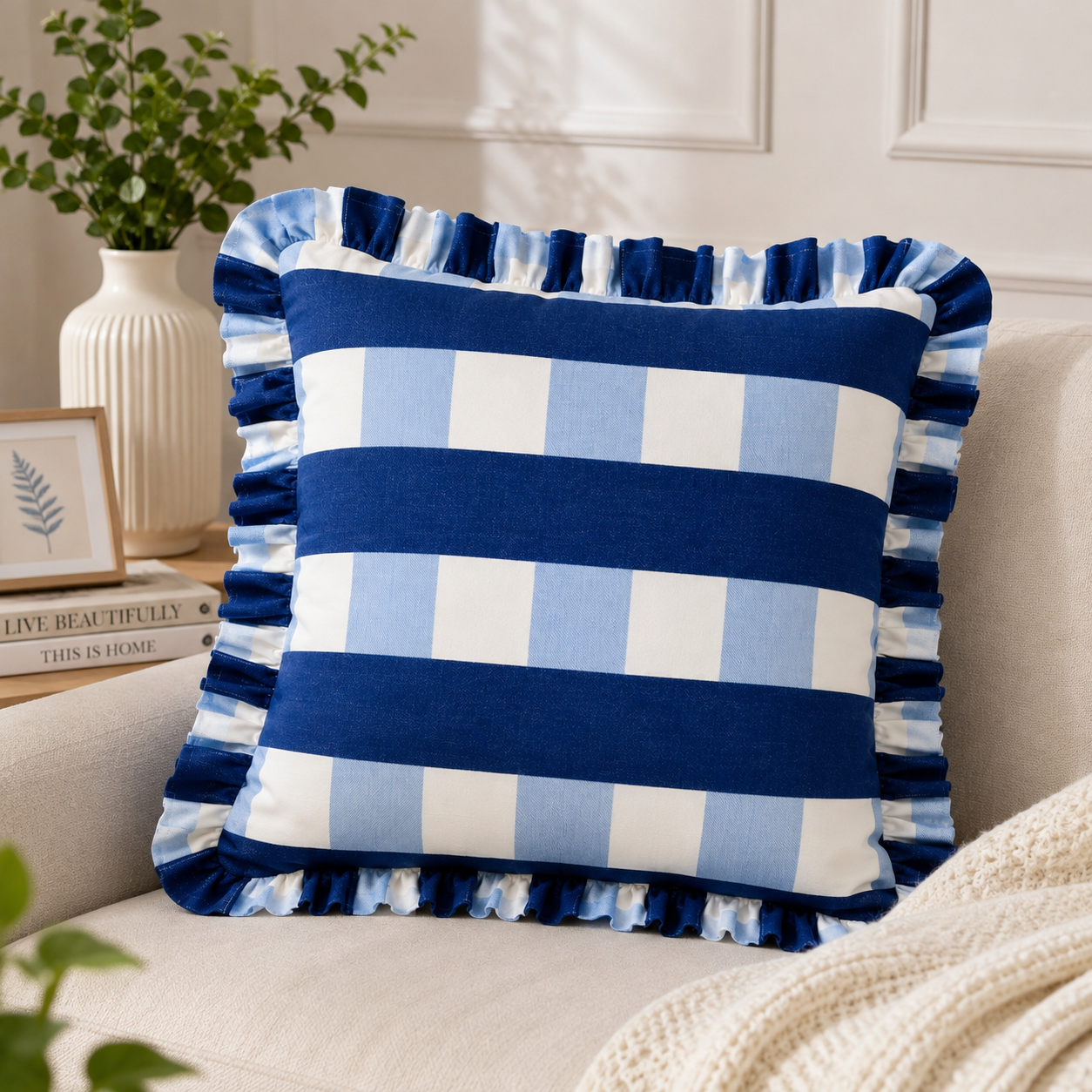 Pleated Decorative Pillow