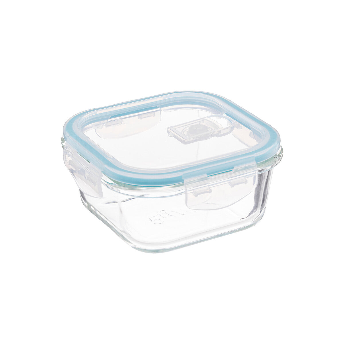 Glass Storage Box with Clip Closure