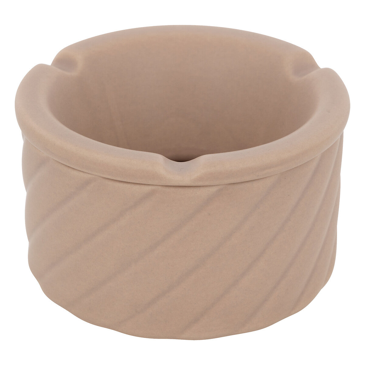 Wavy Bliss Ceramic Ashtray with Twisted Finish