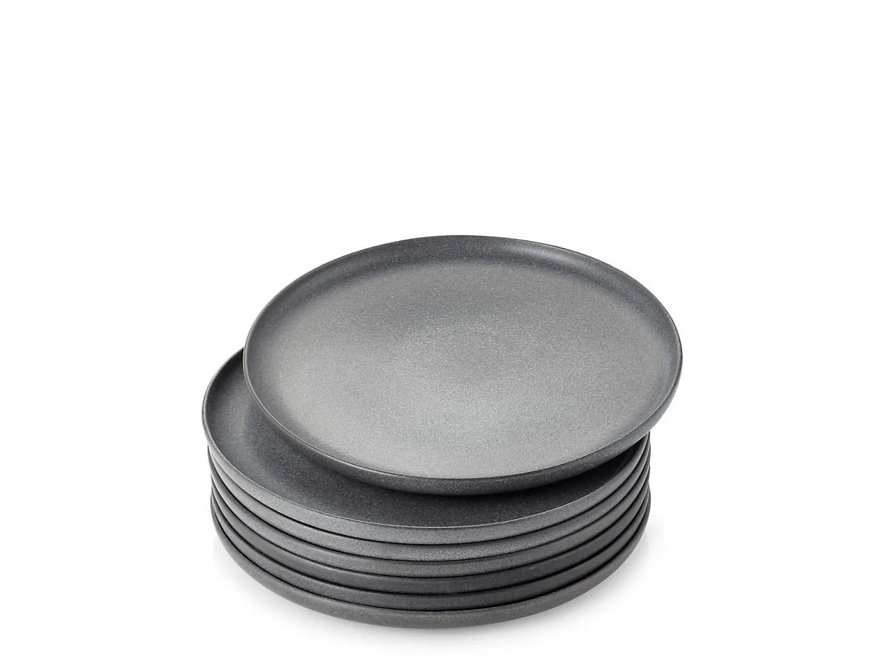 Matt Dark Gray Side Plate 21 cm