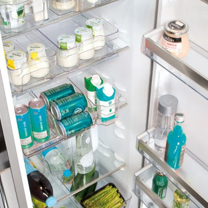 Fridge Storage Box 9 Can – Clear Plastic Organizer