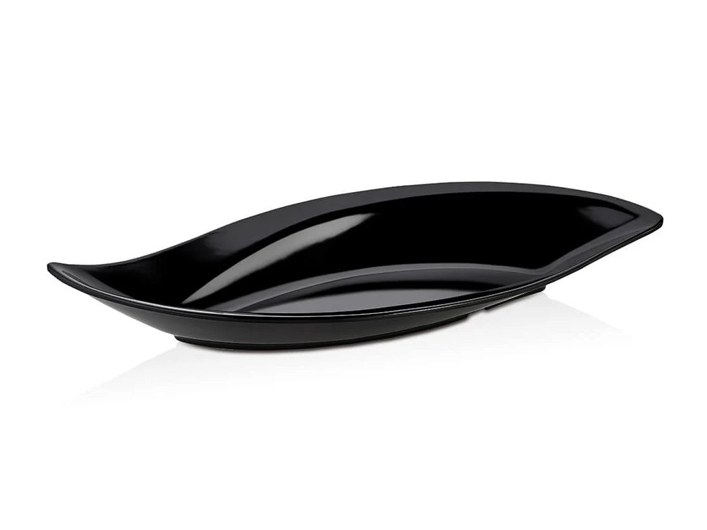 Leaf Shape Oval Melamine Buffet Dish