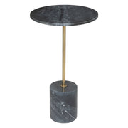 ILIAN Marble Side Table - Round, Dual-Color
