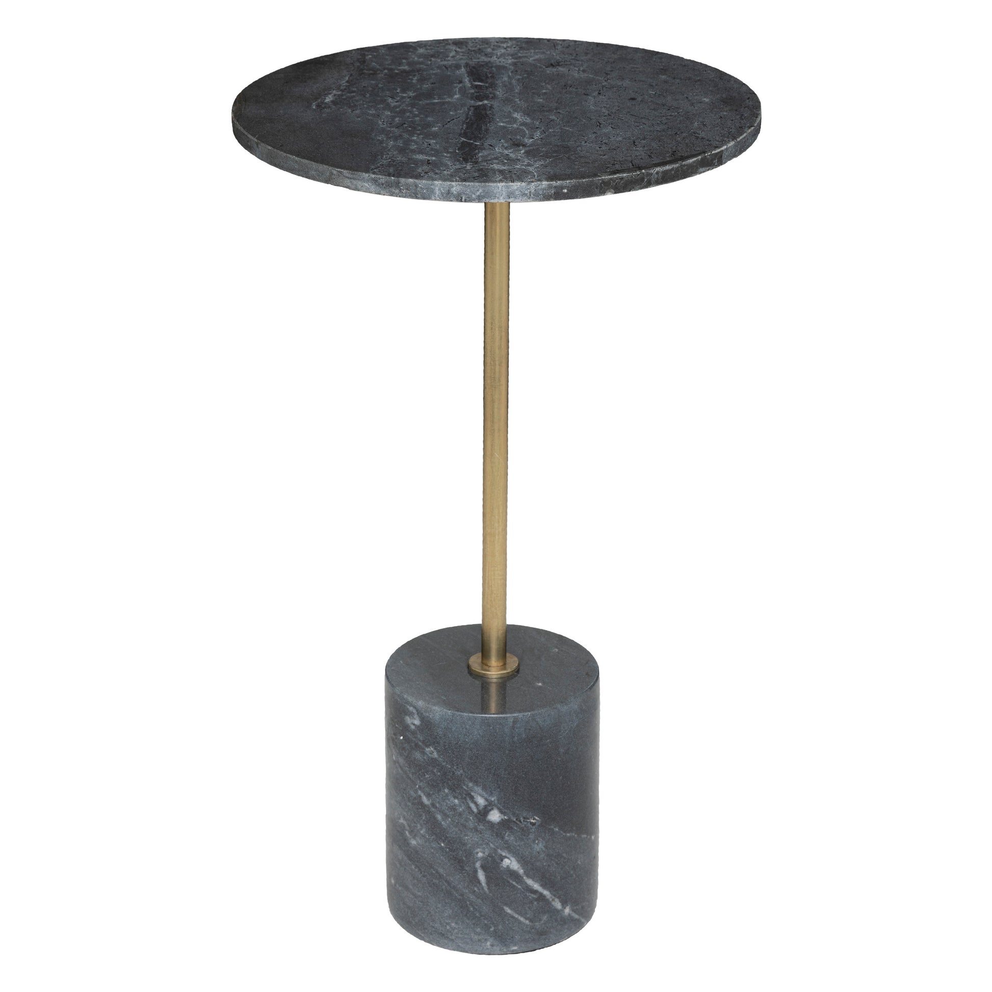 ILIAN Marble Side Table - Round, Dual-Color