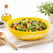 Resin Round Salad Bowl – 32 × 10 cm