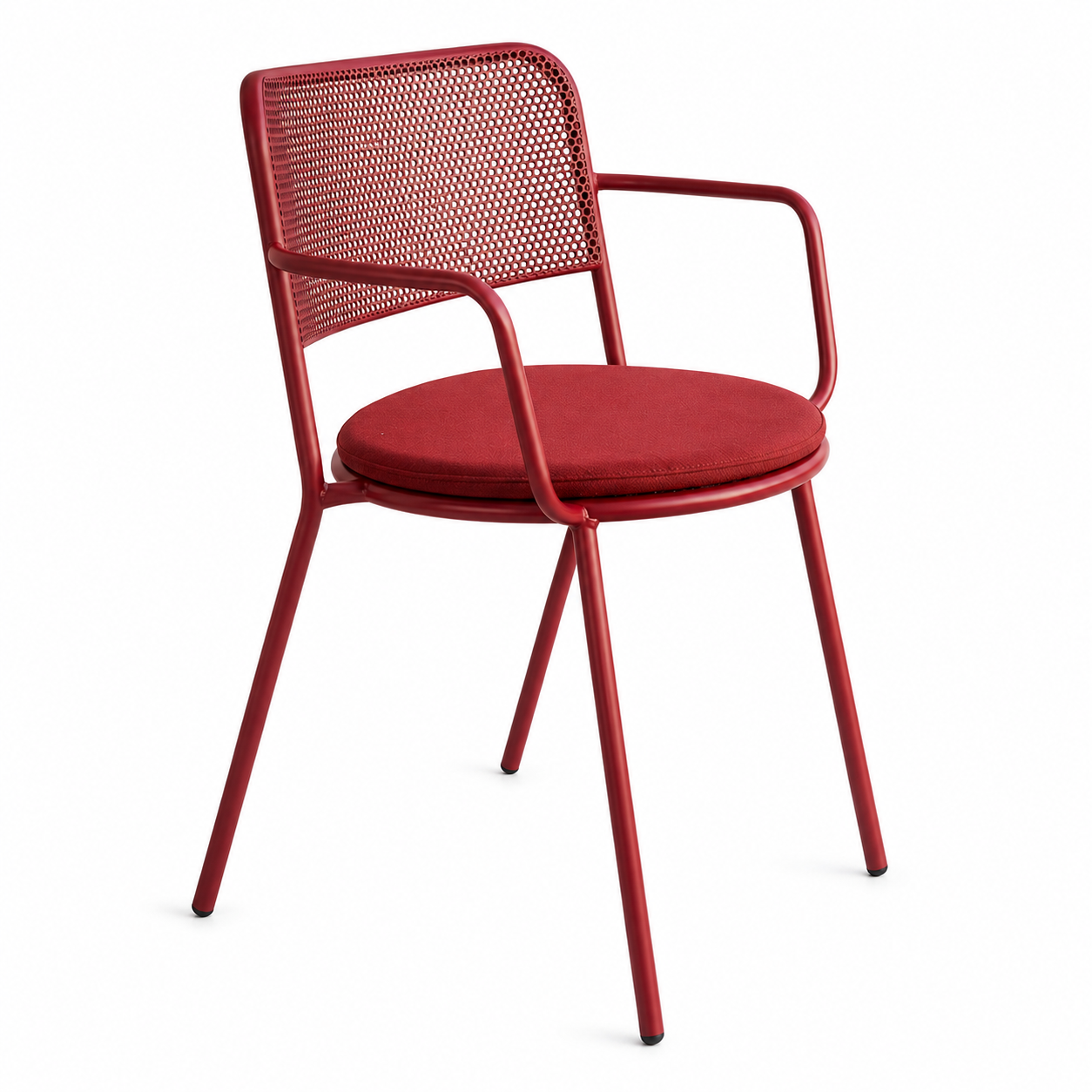 Modern Steel Accent Chair